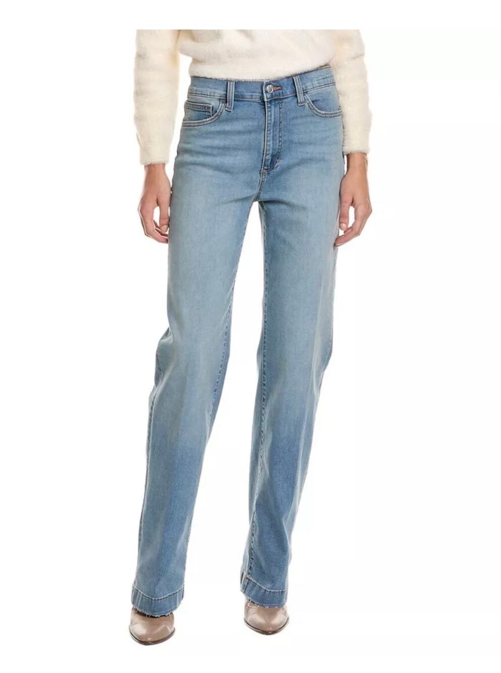 Joe's Jeans Megan High-Rise Wide Leg Jean Women's Blue 30 (New)
